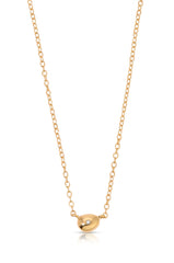 Polished Dainty Pebble Necklace
