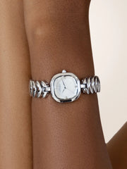 Metal Moderna Bracelet Watch in Silver