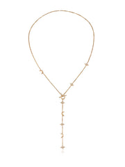 Delicate Celestial Lariat Necklace