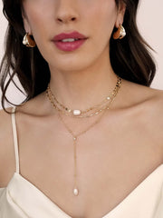 Forever Falling Pearl Set