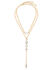 Dreamin' Freshwater Pearl Lariat Set