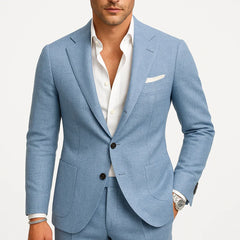 Two-Piece Suit – Lightweight Tailoring For Warm Weather - Spring/Summer Suit - Wedding Suit