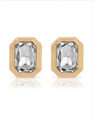 Emerald Deco Earrings