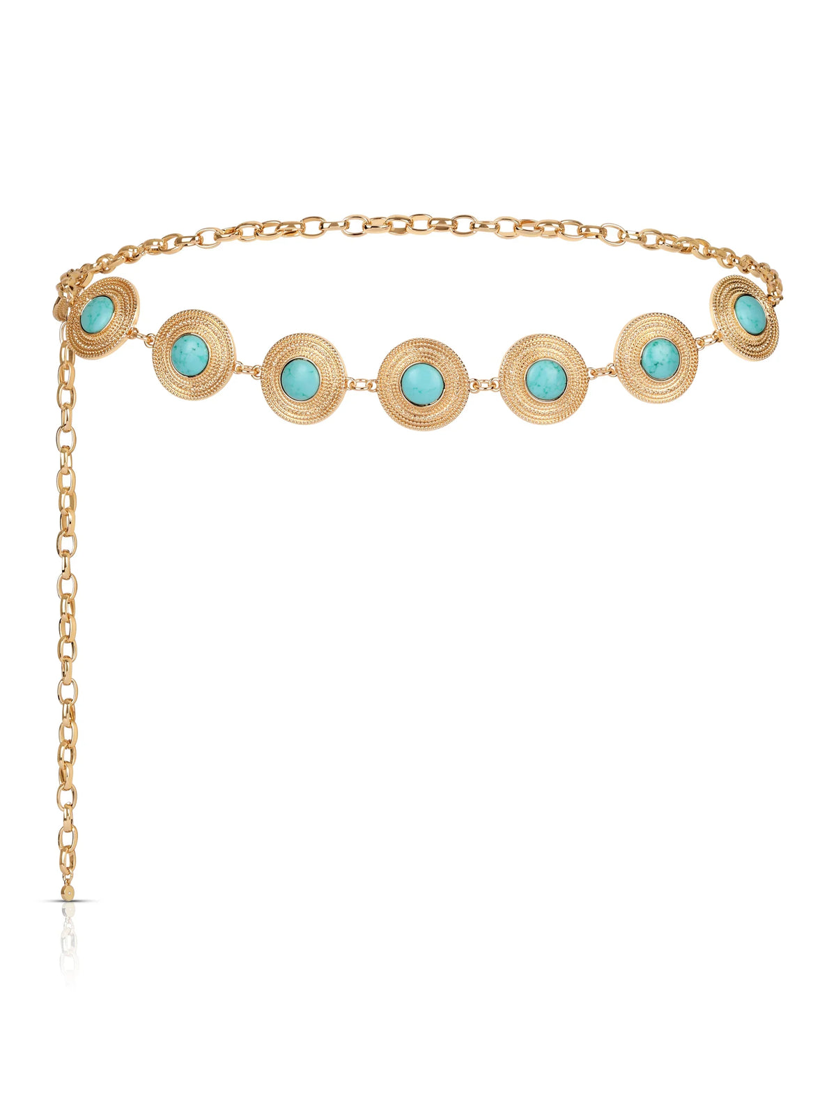 Turquoise Medallion Belt
