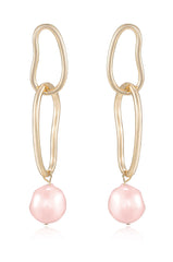 Mara Dangle Pearl Earrings