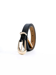 Modern Saddle Belt in Black