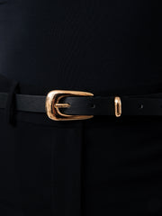 Modern Saddle Belt in Black