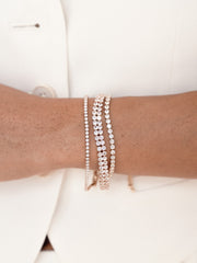Adjustable Dainty Crystal Bracelet