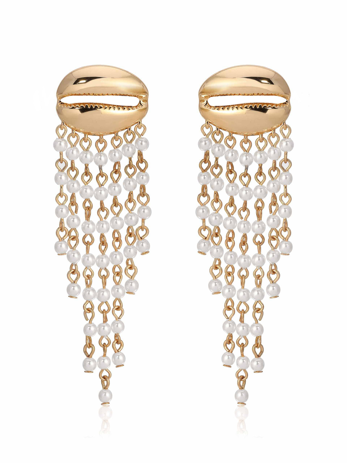 Mykonos Shell Dangle Earrings
