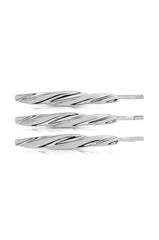 Golden Twist Barrette Set