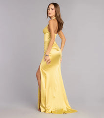 Jaycee Satin Corset Mermaid Dress