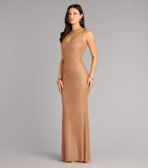 Lindsay Rhinestone Mermaid Formal Dress