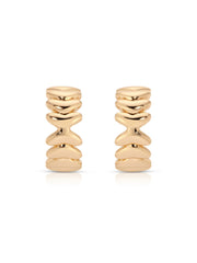 Small Metal Moderna Hoops