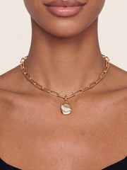 Crystal Wave Charm