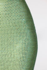 Embellished Strapless Evening Gown In Sage Green