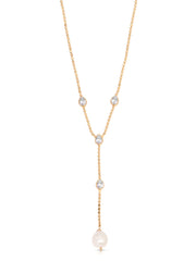Dripping Crystal Lariat