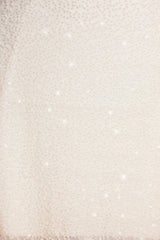Embellished Asymmetric Neck A-Line Mini Dress In White