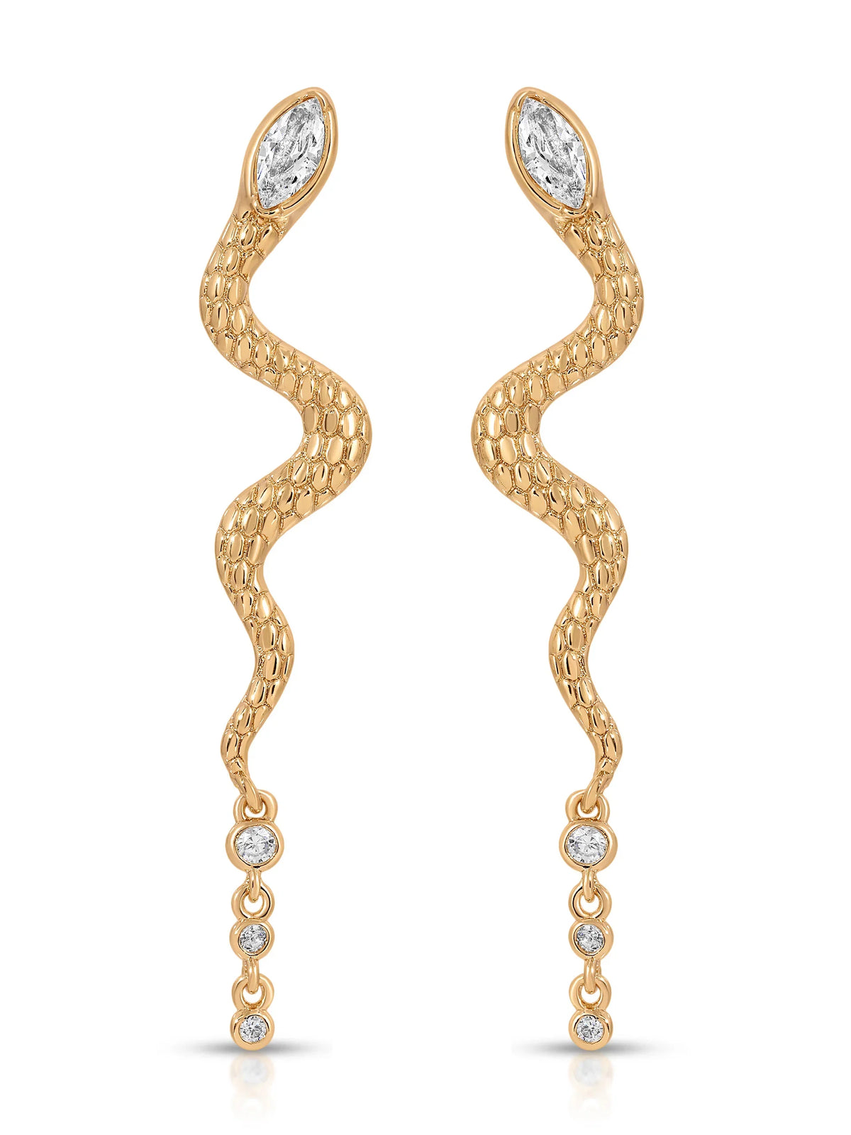 Serpentina Snake Earrings