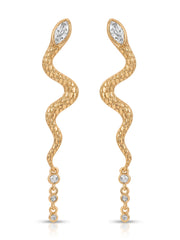 Serpentina Snake Earrings