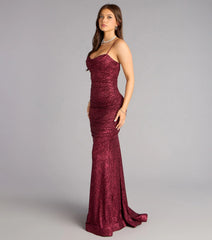 Adelyn Glitter Knit Mermaid Dress