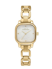 Classic Square Gold Bracelet Watch