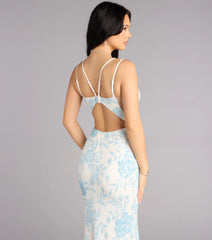 Manisha Floral Mermaid Formal Dress