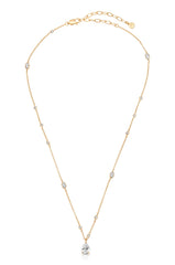 Delicate Crystal Pendant Necklace