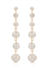 Graduating Freshwater Pearl Earrings