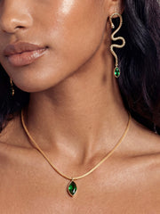 Emerald Serpentina Marquise Set
