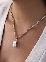 Freshwater Token Necklace