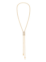 Crystalized Bolo Necklace