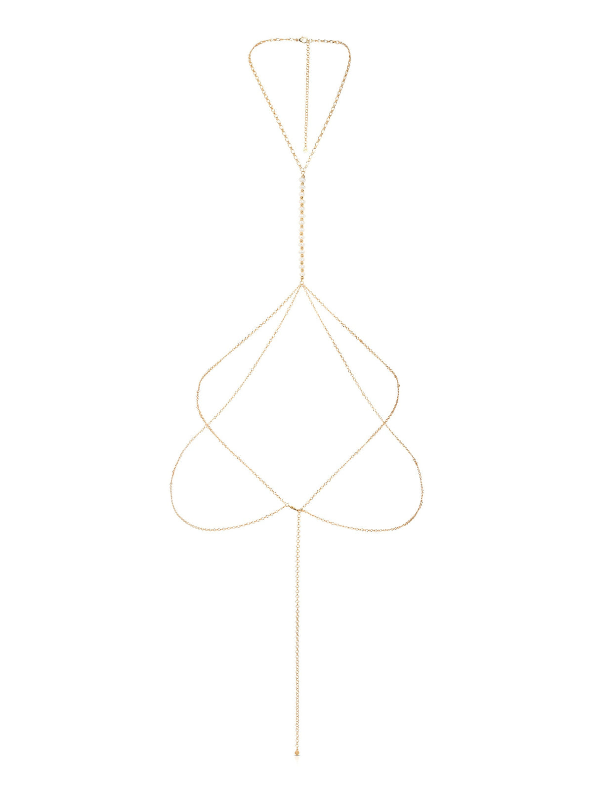 Freshwater Pearl Line Body Chain