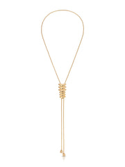 Metal Moderna Bolo Necklace