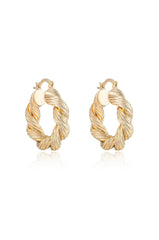 Modern Day Twist Hoops