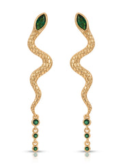 Serpentina Snake Earrings