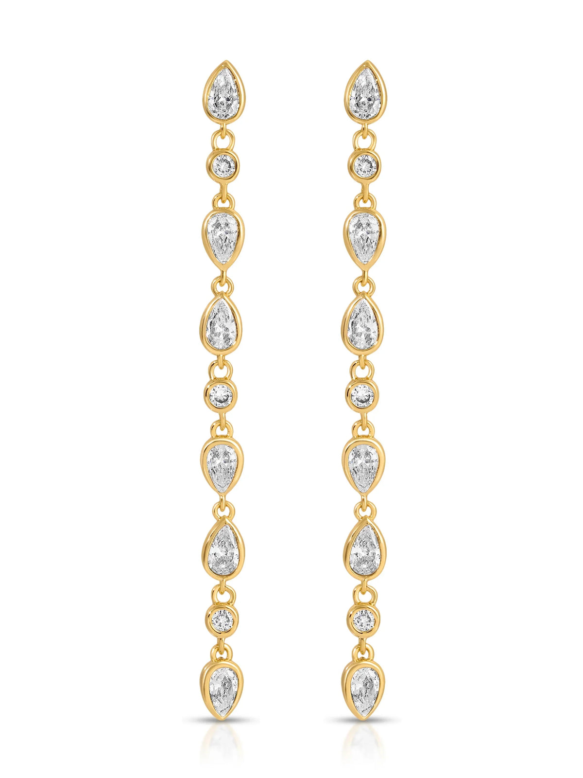 Crystal Rainfall Earrings