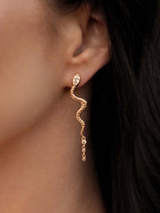 Serpentina Snake Earrings