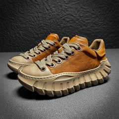Valencia Rose Leather Sneakers