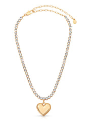 Luminous Love Tennis Necklace