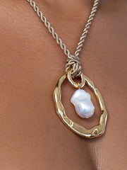 Nautical Pearl Necklace