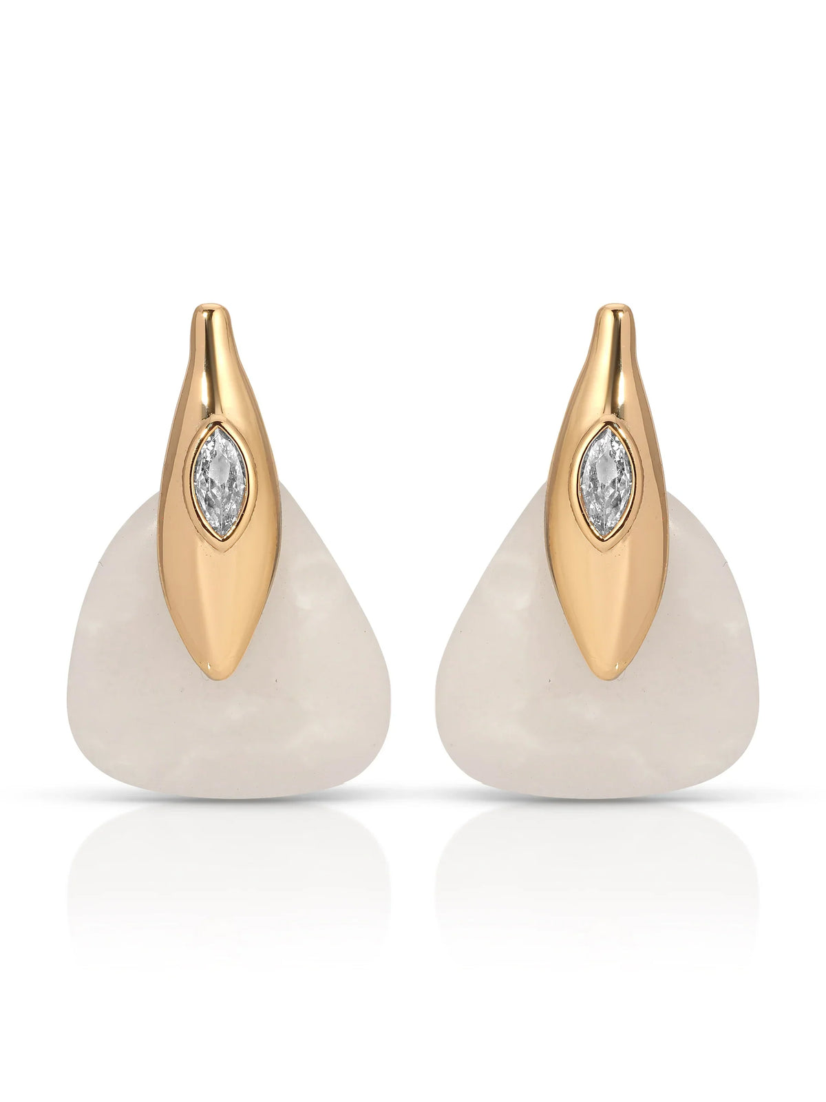Solstice Earrings in Bone