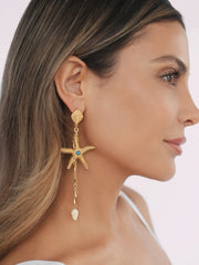 Starfish Seeker Drop Earrings