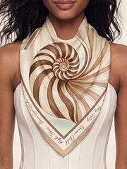 Coastal Sea Shell Scarf