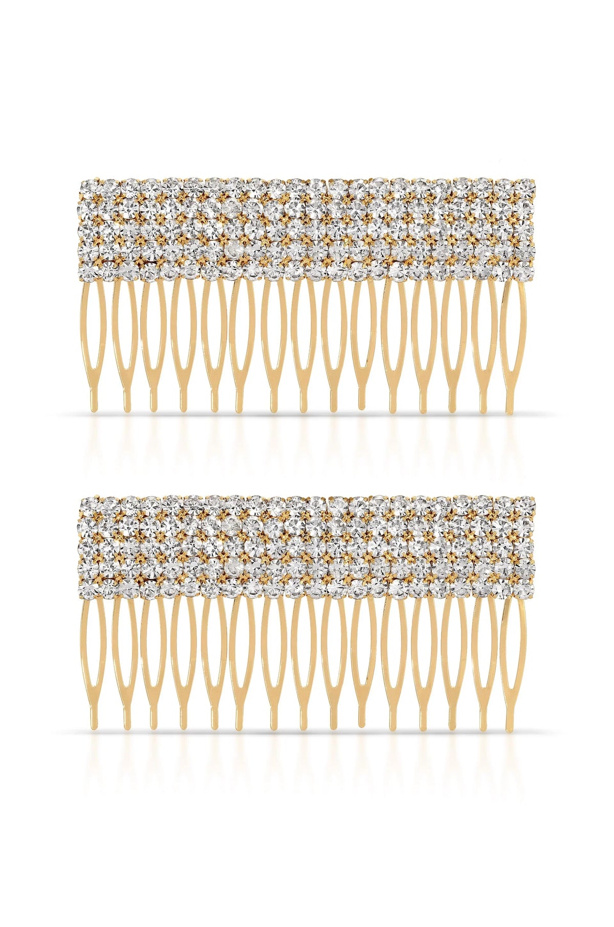 Dynasty Hair Comb Set in Crystal
