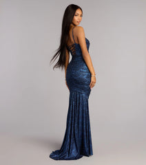 Josephine Glitter Mermaid Formal Dress