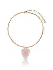 Rose Solstice Pendant Choker