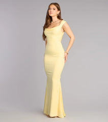 Vanessa Lace-Up Mermaid Formal Dress