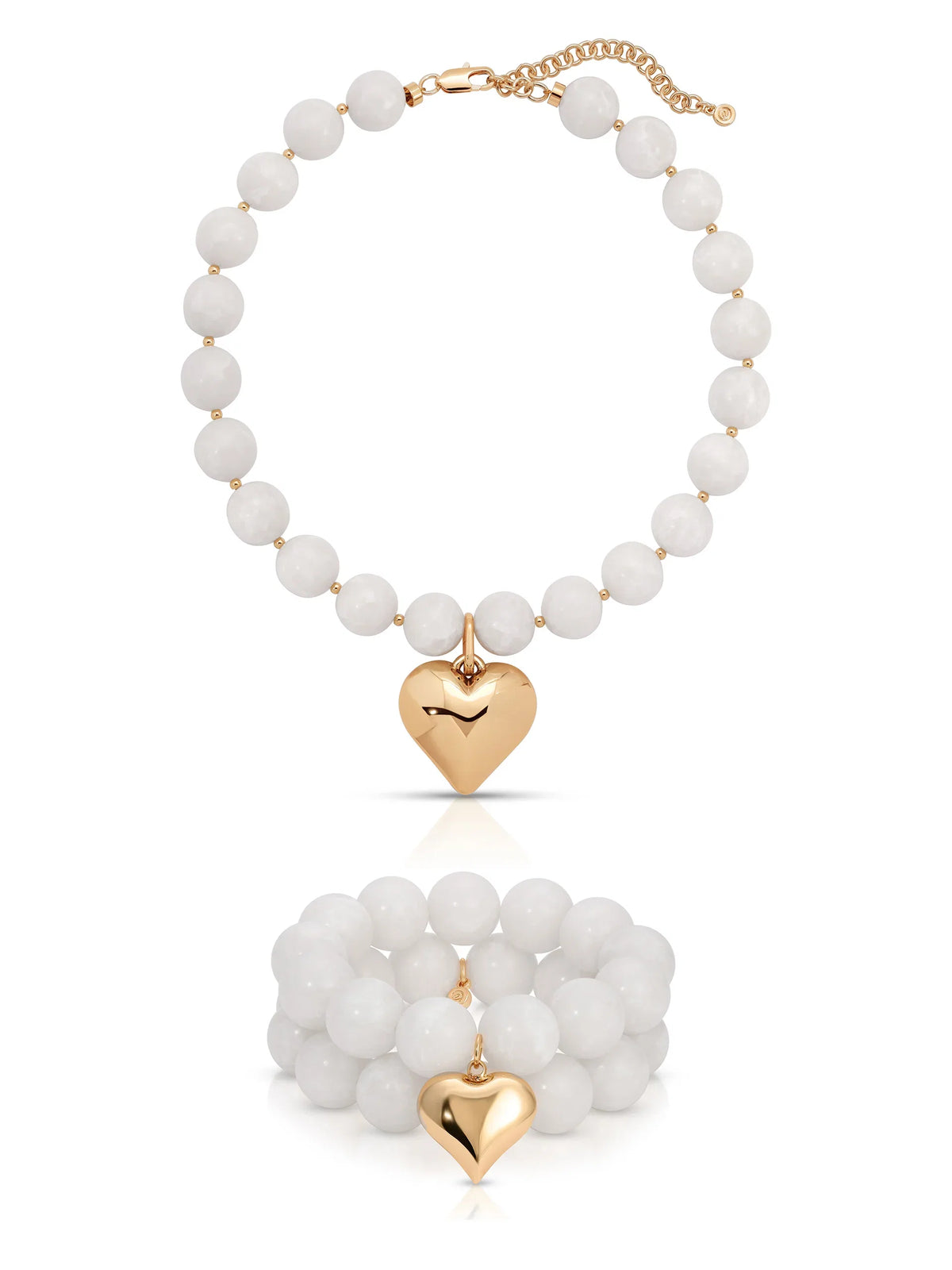 Luck and Love Set in Bone