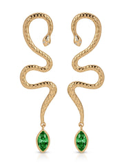 Serpentina Statement Snake Earring