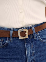 Timeless Texture Belt in Warm Truffle